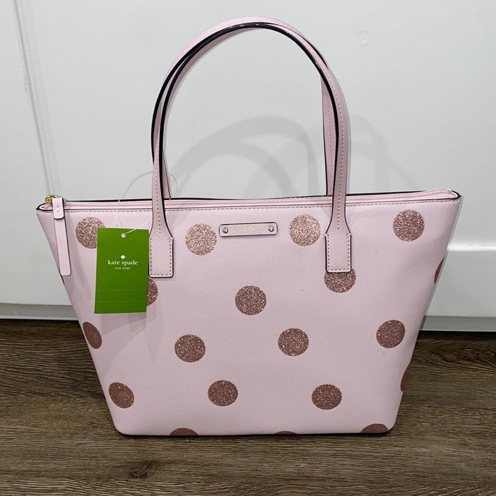 NEW! Kate spade polka dot purse